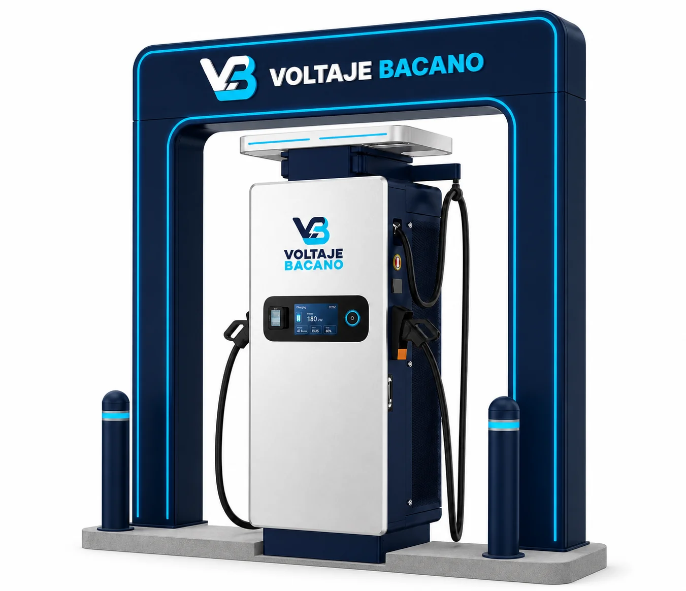 Propuesta de estación de carga rápida Voltaje Bacano